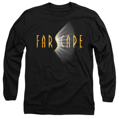Farscape Logo Mens Long Sleeve Shirt Black Officially Licensed Officially Licensed