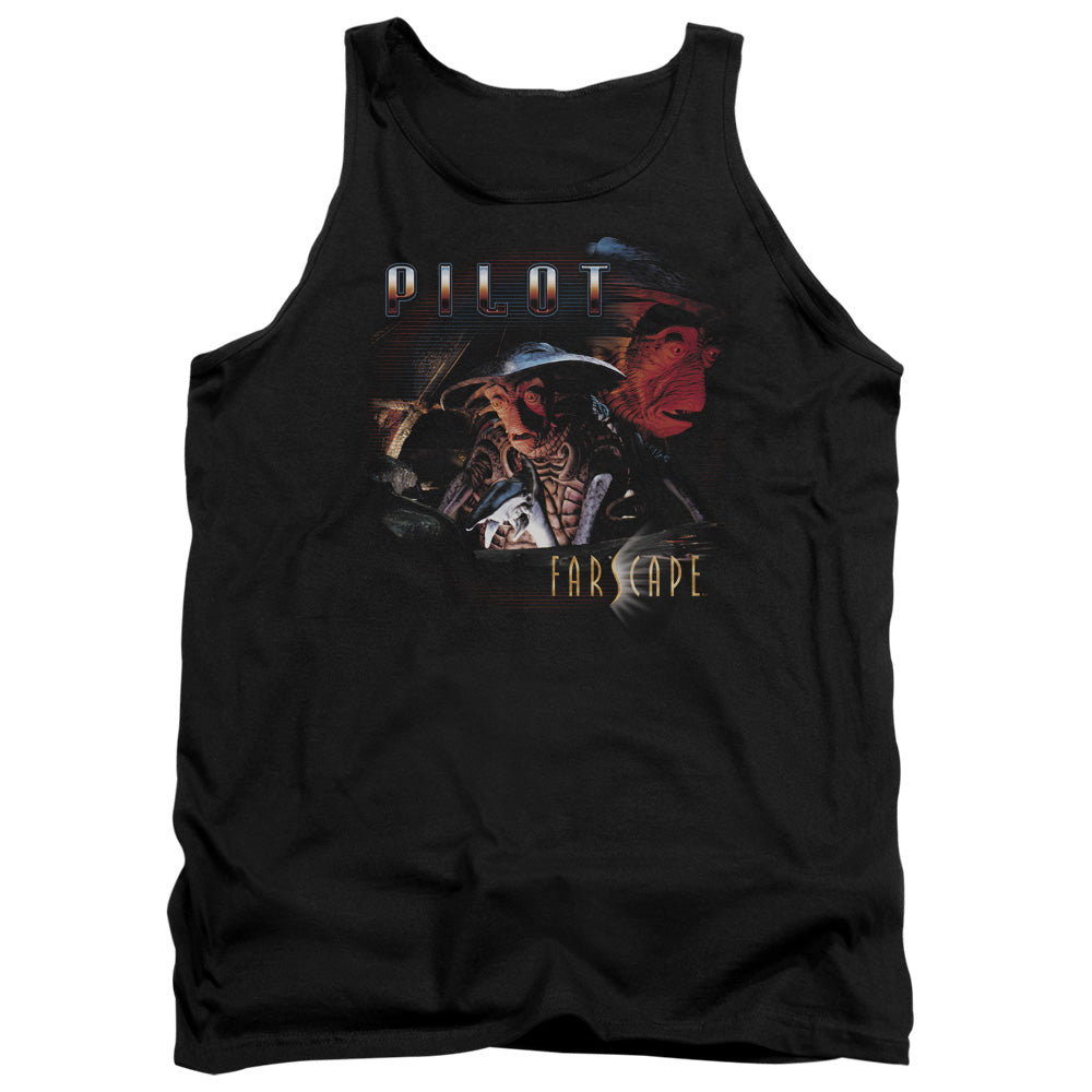 Farscape Pilot Mens Tank Top Shirt Black Officially Licensed