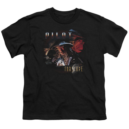 Farscape Pilot Kids Youth T Shirt Black Officially Licensed