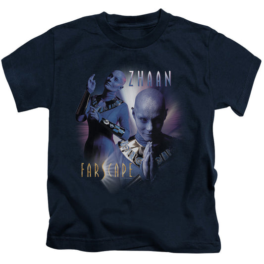Farscape Zhaan Juvenile Kids Youth T Shirt Navy