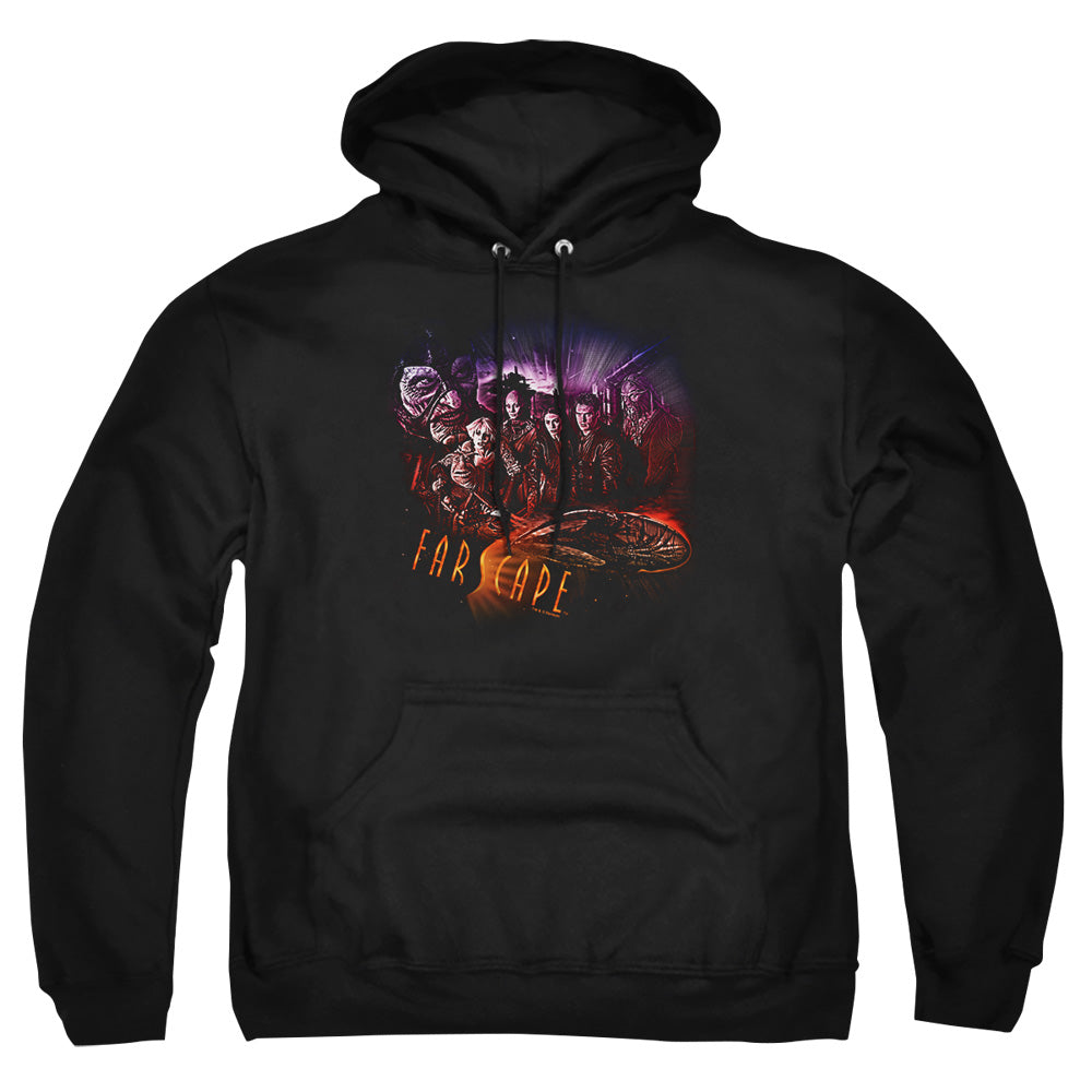 Farscape Graphic Collage Mens Hoodie Black