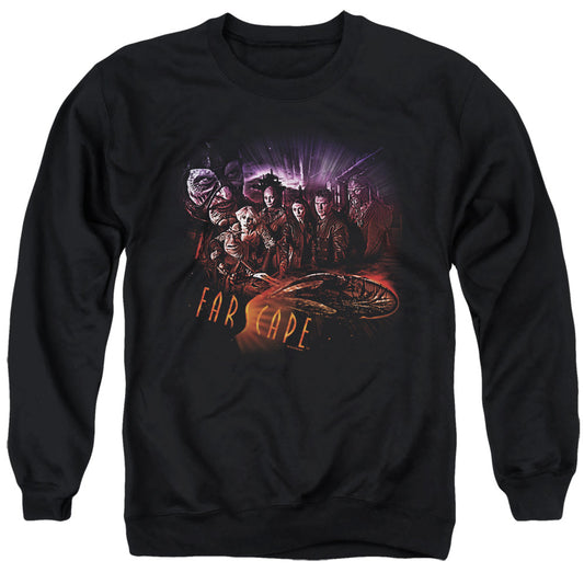 Farscape Graphic Collage Mens Crewneck Sweatshirt Black