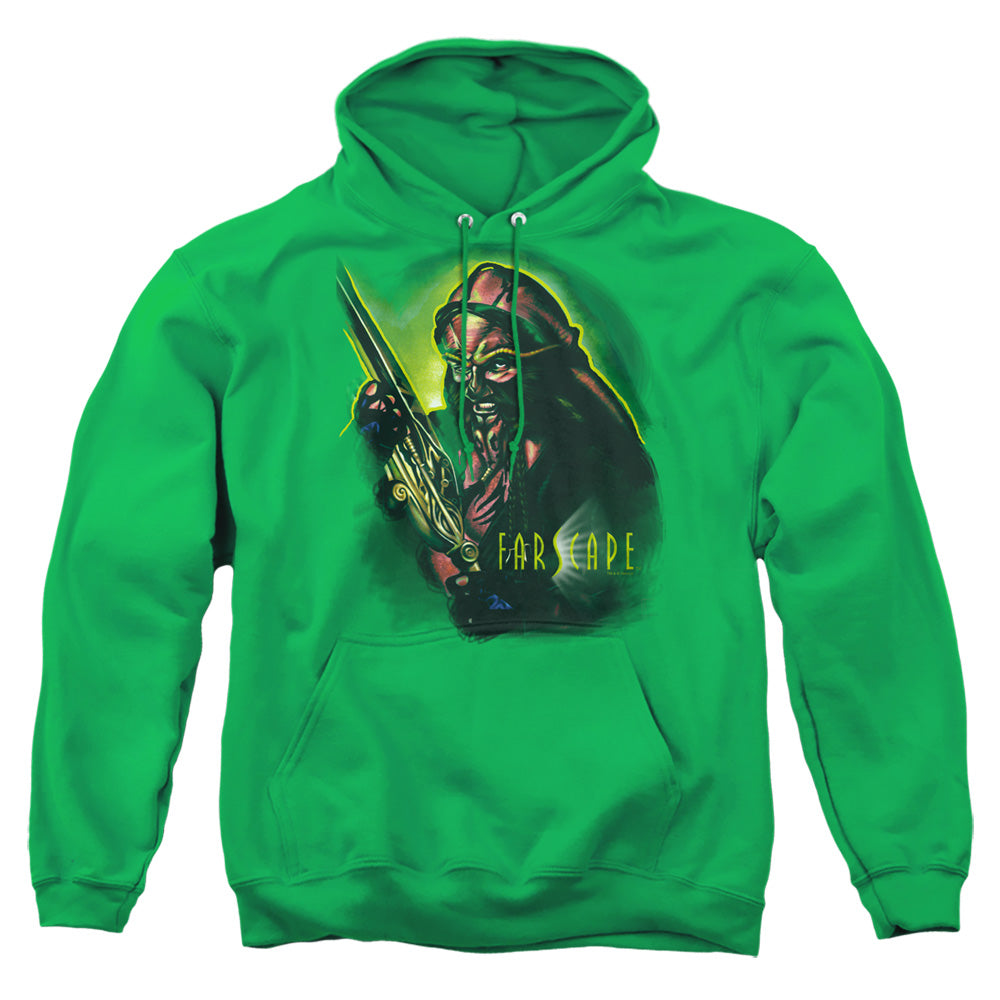 Farscape Dargo Warrior Mens Hoodie Kelly Green