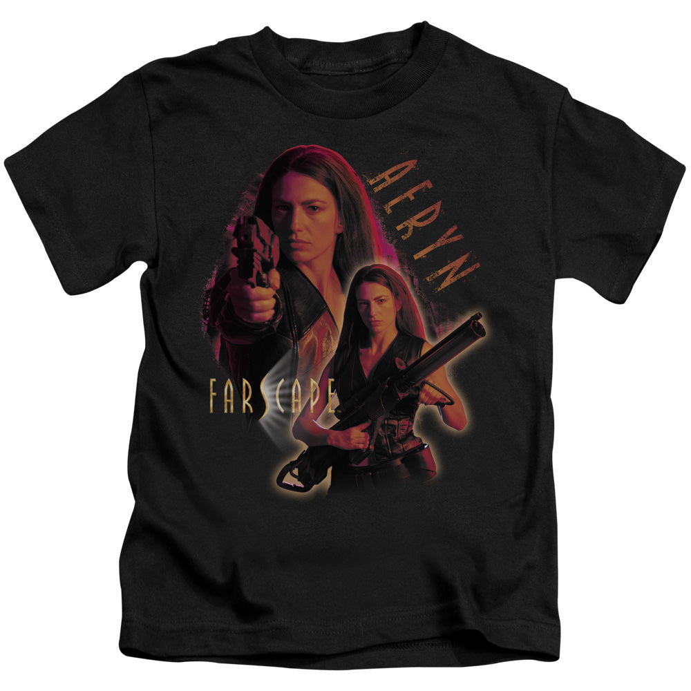 Farscape Aeryn Juvenile Kids Youth T Shirt Black