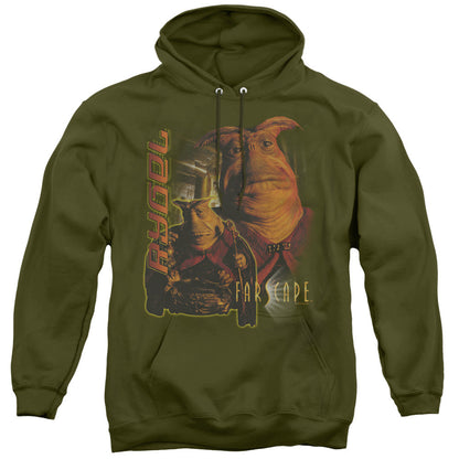 Farscape Rygel Mens Hoodie Military Green