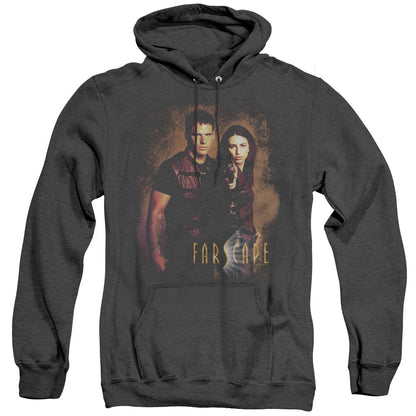 Farscape Wanted Heather Mens Hoodie Black