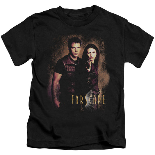Farscape Wanted Juvenile Kids Youth T Shirt Black