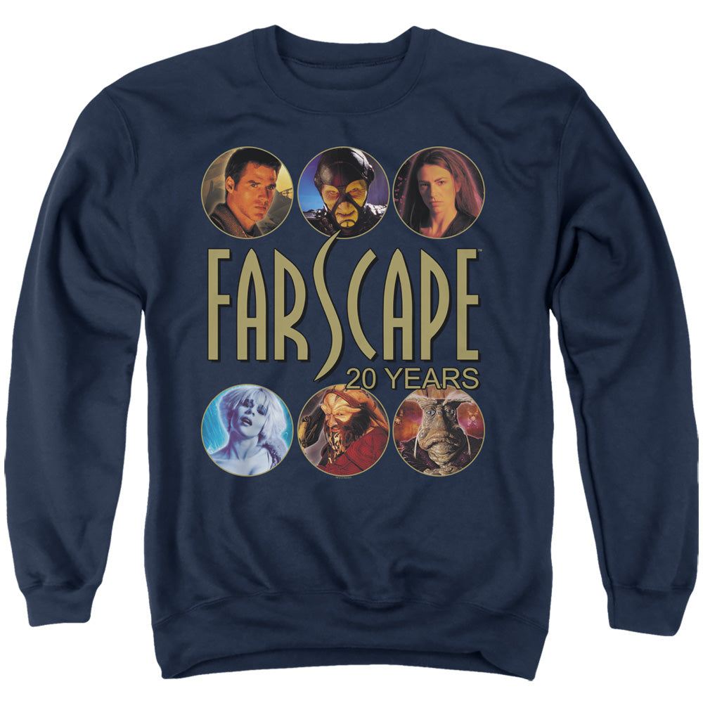 Farscape 20 Years Mens Crewneck Sweatshirt Navy