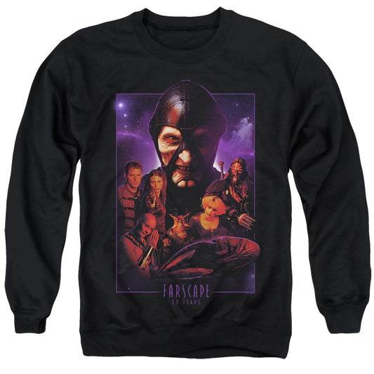 Farscape 20 Years Collage Mens Crewneck Sweatshirt Black