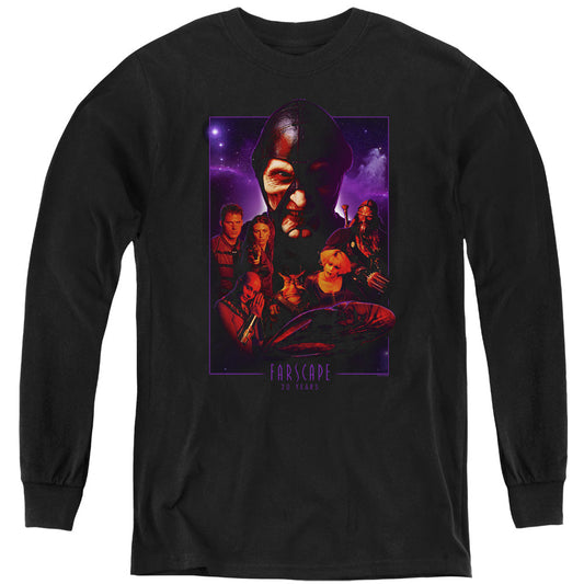 Farscape 20 Years Collage Youth Long Sleeve Black