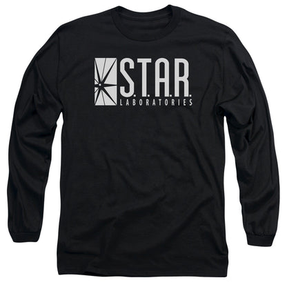 The Flash S.T.A.R. Mens Long Sleeve Shirt Black Officially Licensed