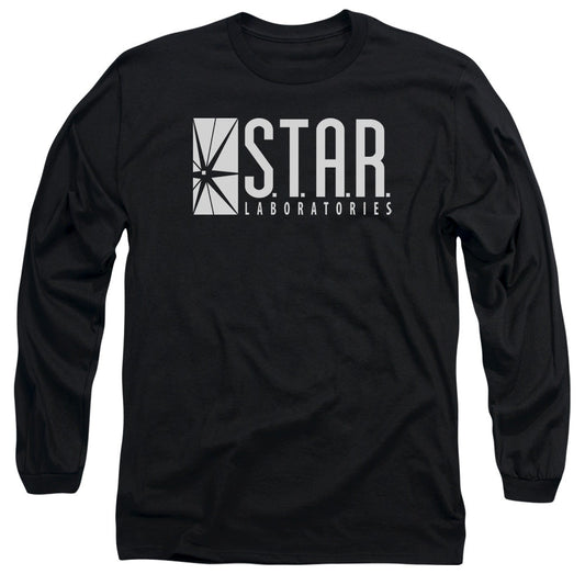 The Flash S.T.A.R. Mens Long Sleeve Shirt Black Officially Licensed