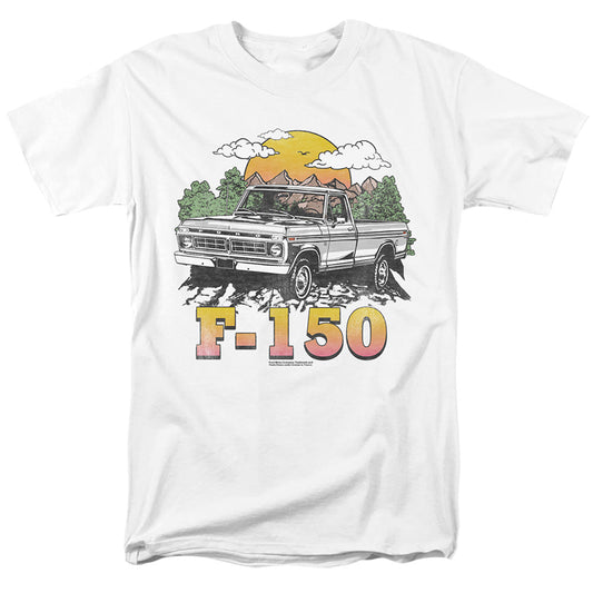 Ford Bronco F150 Mountain Ride Mens T Shirt White Officially Licensed