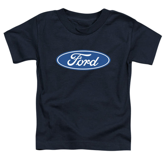 Ford Dimensional Logo Toddler Kids Youth T Shirt Navy