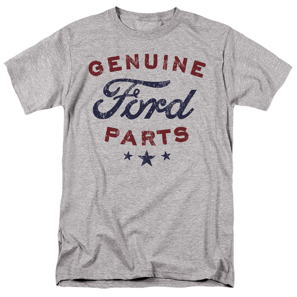 Ford Genuine Parts Mens T Shirt Athletic Heather Officially Licensed