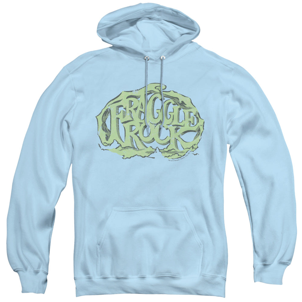 Fraggle Rock Vace Logo Mens Hoodie Light Blue