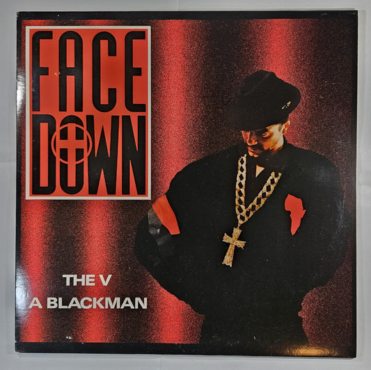 Face Down - The V / A Blackman [1990 Promo] [Used Vinyl Record 12" Single]