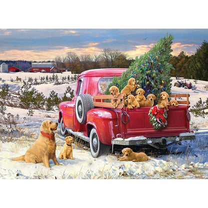 Family Outing 1000 Piece Jigsaw Puzzle Cobble Hill