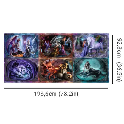 Fantasy Creatures by Anne Stokes 9000 Piece Jigsaw Puzzle Trefl