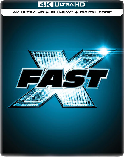 Fast X (2023) Limited Edition Steelbook – Glow in the Dark Art (4K Ultra HD + Blu-ray + Digital)