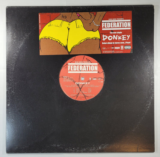 Federation - Donkey / What If I Had a Gun [2004 Promo] [Used Vinyl Record 12" Single]