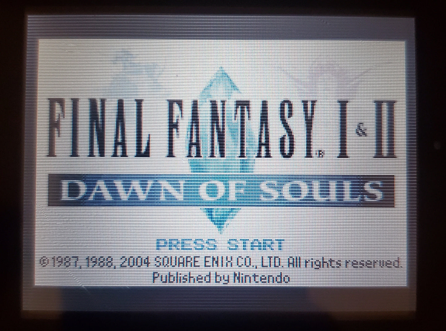 Final Fantasy 1 & 2 Dawn of Souls GBA Video Game Boy Advance 2004