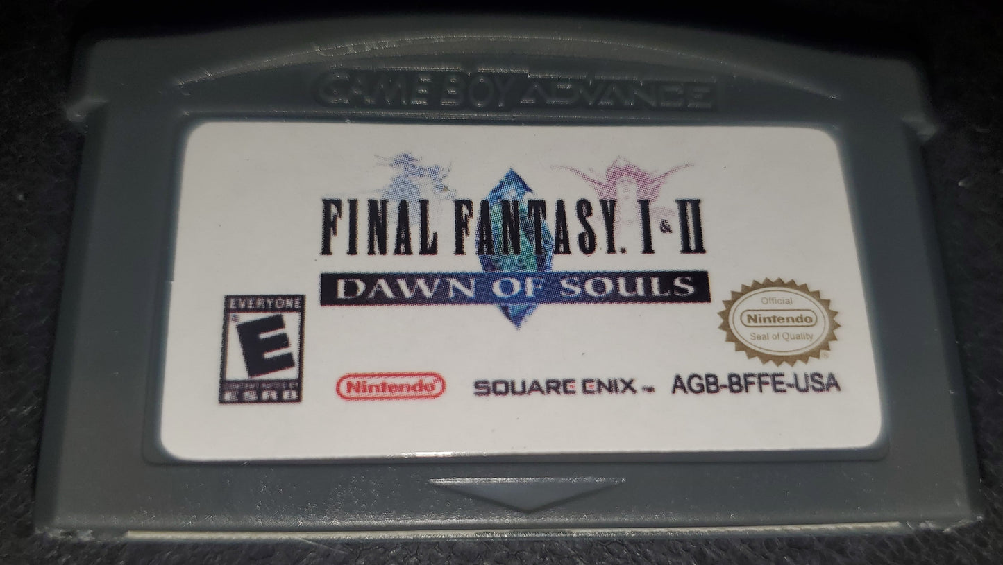 Final Fantasy 1 & 2 Dawn of Souls GBA Video Game Boy Advance 2004