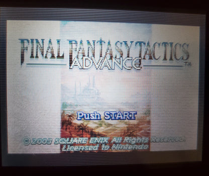 Final Fantasy Tactics Advance GBA Video Game Boy Advance FFTA 2003