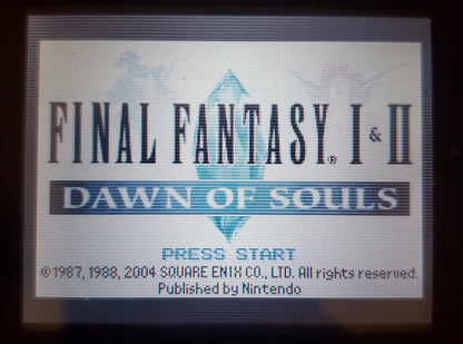 Final Fantasy 5 in 1 Fivefold Pack Video Game Cartridge GBA Game Boy Advance