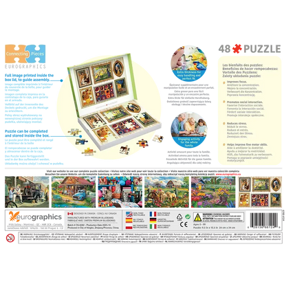 Fine Art Gallery Wall 48 Connecting Pieces Jigsaw Puzzle Eurographics
