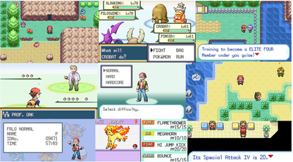 Pokemon FireRed ReIgnited GBA Pokemon ROM Hack Video Game Boy Advance