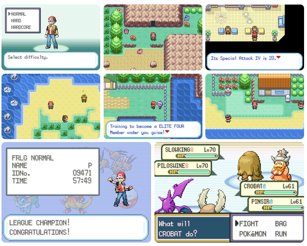Pokemon FireRed ReIgnited GBA Pokemon ROM Hack Video Game Boy Advance