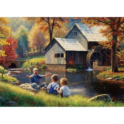 Fish Story 1000 Piece Jigsaw Puzzle Jack Pine