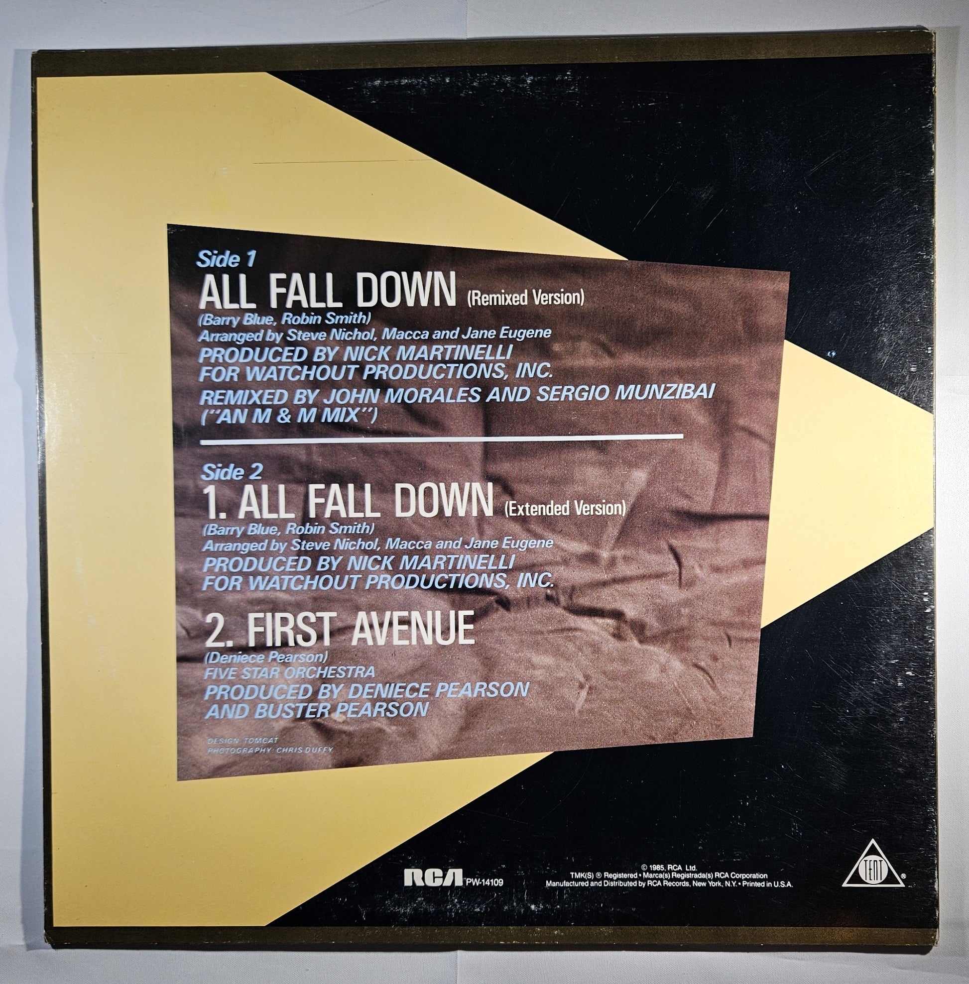 Five Star - All Fall Down [1985 Used Vinyl Record 12" Single]