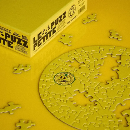 Flat Lemon 81 Piece Round Jigsaw Puzzle Le Puzz