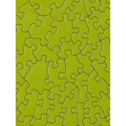 Flat Lime 81 Piece Round Jigsaw Puzzle Le Puzz