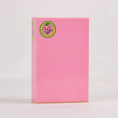 Flat Pink Grapefruit 81 Piece Round Jigsaw Puzzle Le Puzz
