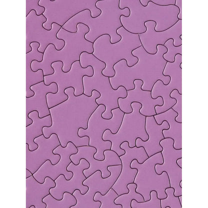 Flat Plum 81 Piece Round Jigsaw Puzzle Le Puzz