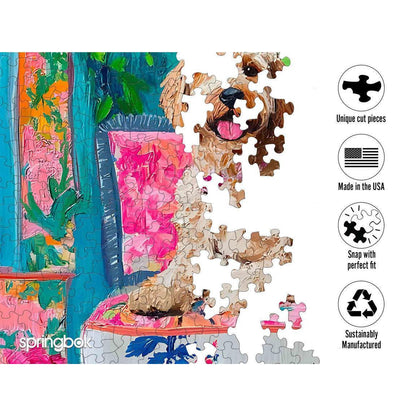Floral Companions 500 Piece Jigsaw Puzzle Springbok