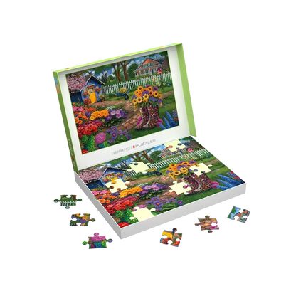 Flower Boots 48 Connecting Pieces Jigsaw Puzzle Eurographics