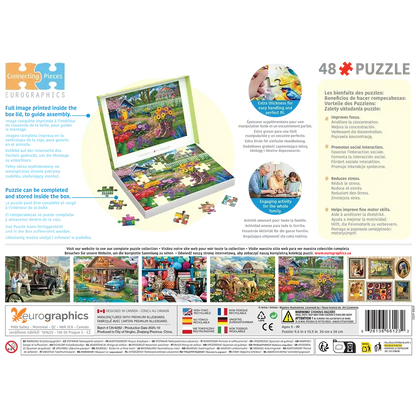 Flower Boots 48 Connecting Pieces Jigsaw Puzzle Eurographics
