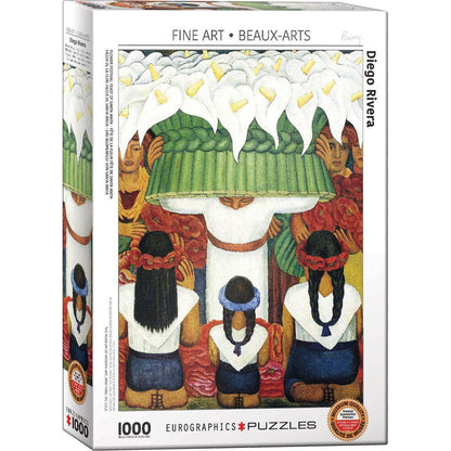Flower Festival Feast of Santa Anita 1000 Piece Jigsaw Puzzle Eurographics