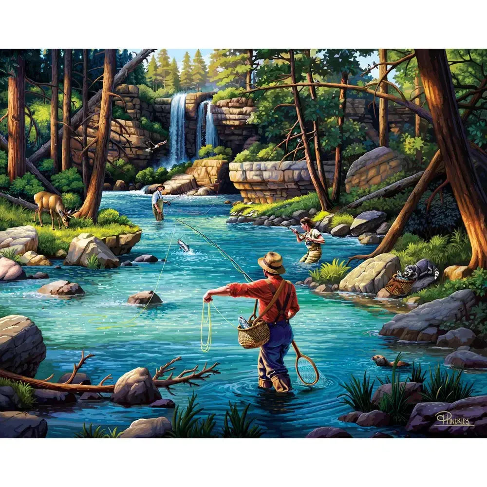 Fly Fishing 210 Piece Jigsaw Puzzle Boardwalk