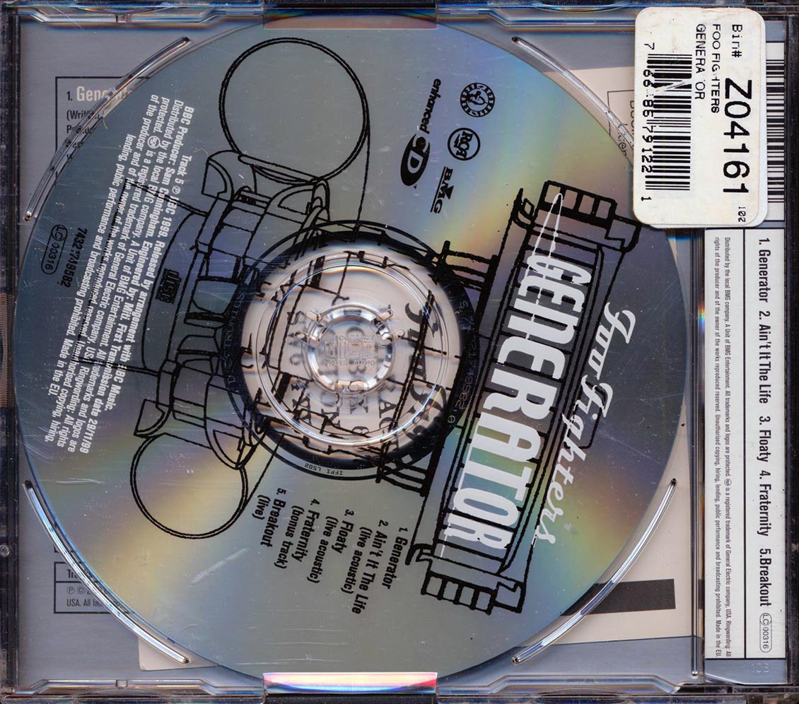 Foo Fighters - Generator [2000 Limited Numbered] [New CD Single]