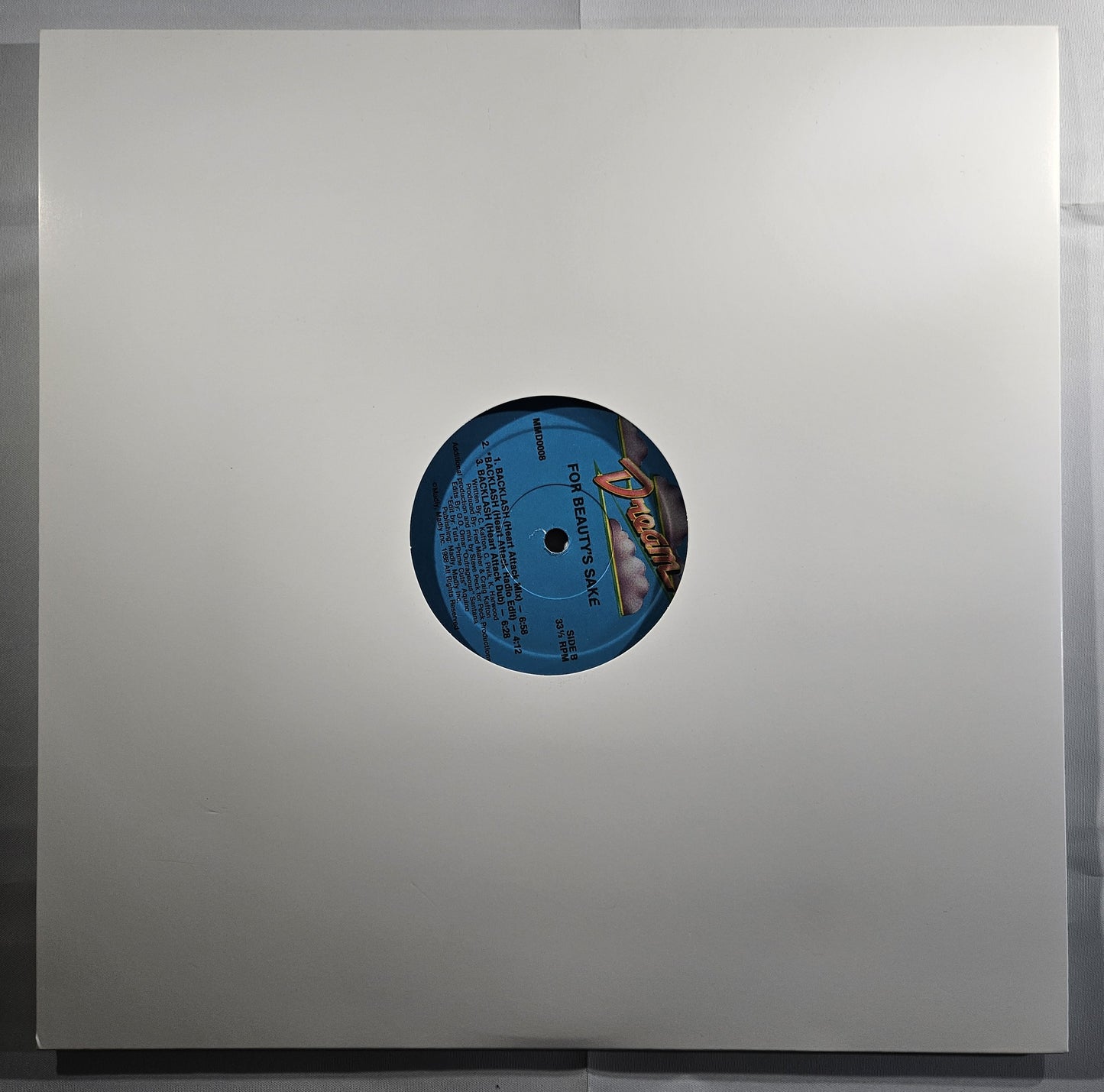 For Beauty's Sake - Backlash [1988 Used Vinyl Record 12" Single]