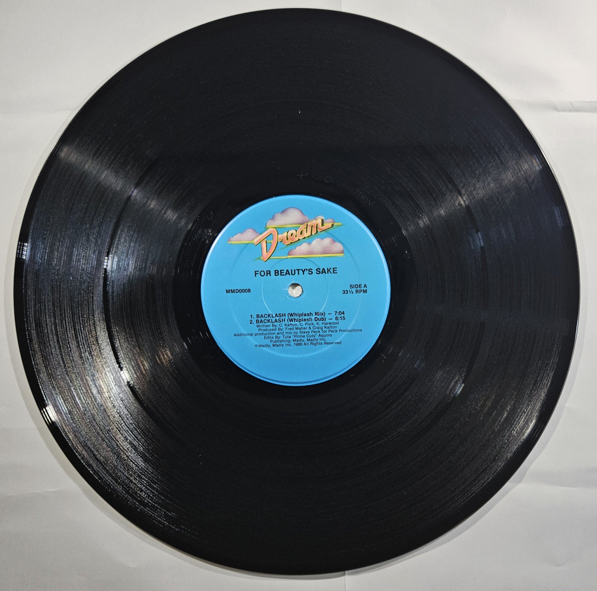 For Beauty's Sake - Backlash [1988 Used Vinyl Record 12" Single]