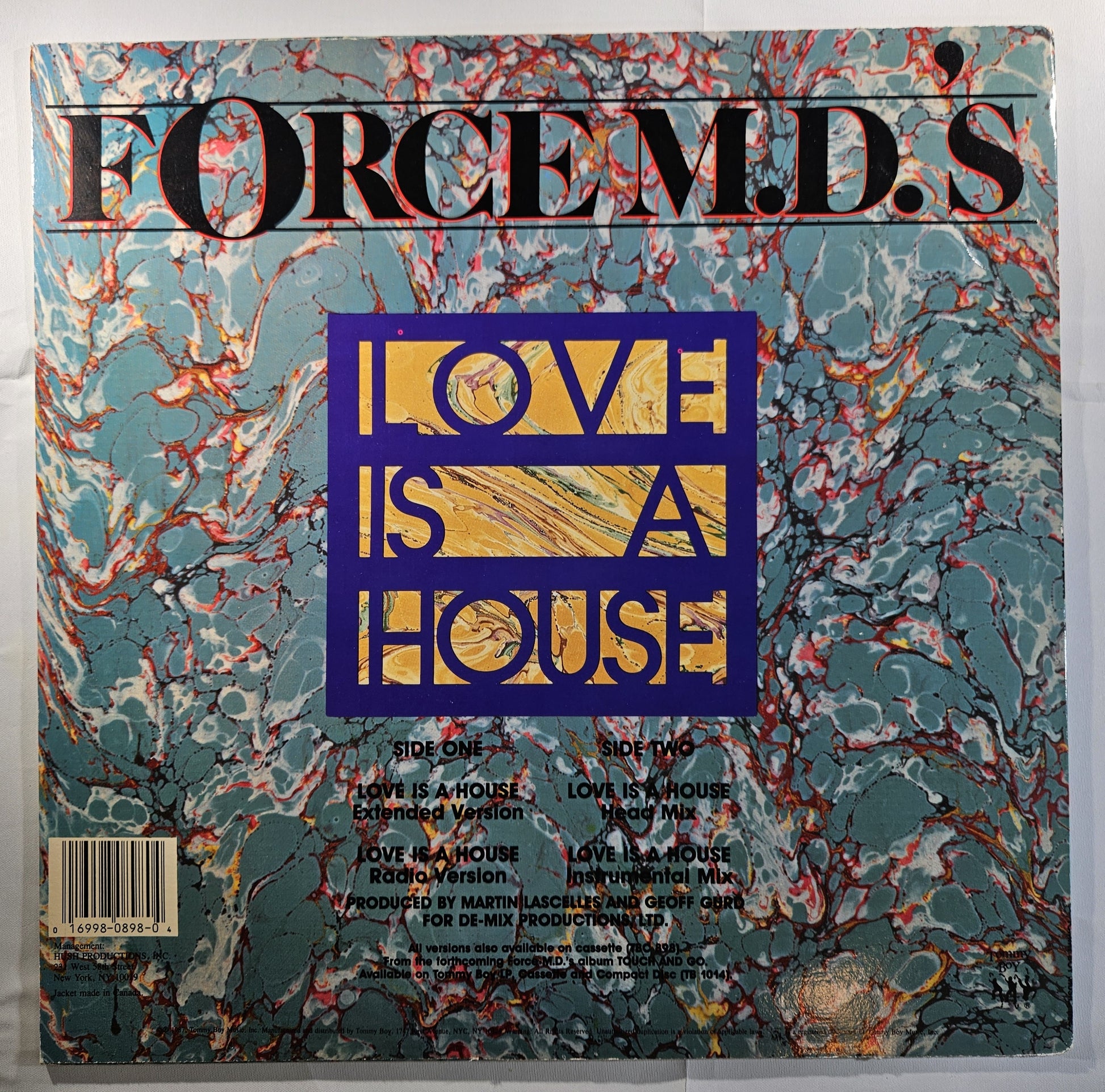 Force M.D.'s - Love Is a House [1987 Used Vinyl Record 12" Single]