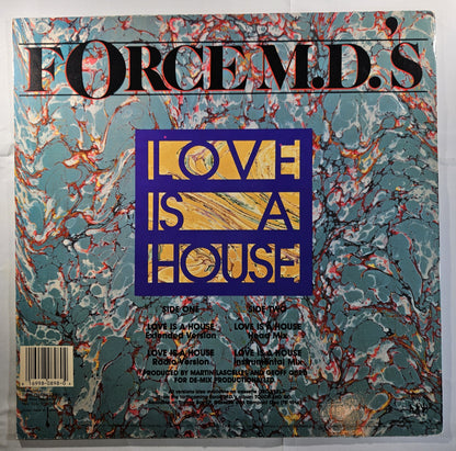 Force M.D.'s - Love Is a House [1987 Used Vinyl Record 12" Single]