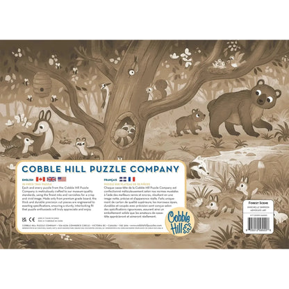 Forest Scene 35 Piece Tray Jigsaw Puzzle Cobble Hill