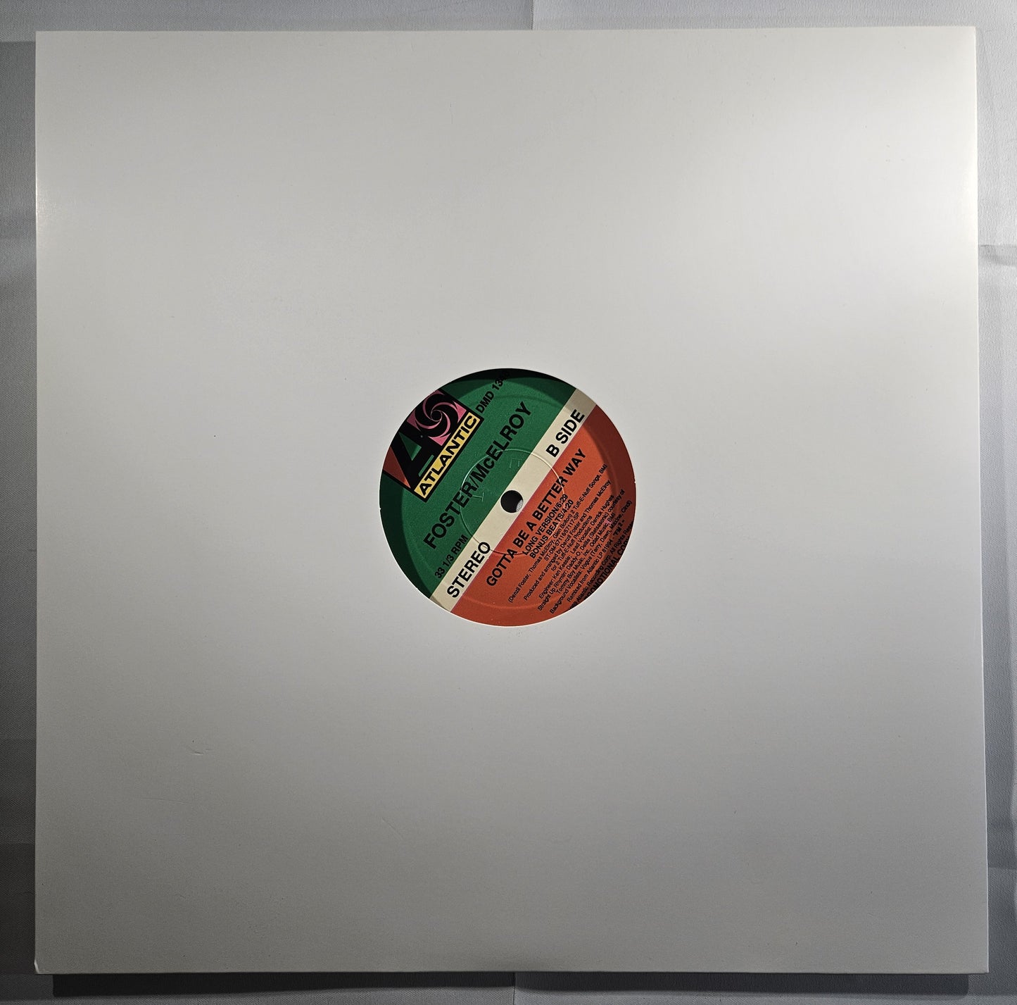 Foster McElroy - Gotta Be a Better Way [1989 Promo] [Used Vinyl 12" Single]